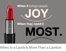 Learn how a lipstick can bring people joy when they need it most.
