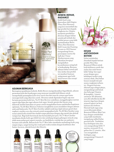 Mary Kay Botanical Effects Evolution As Seen In Cosmopolitan January 2017