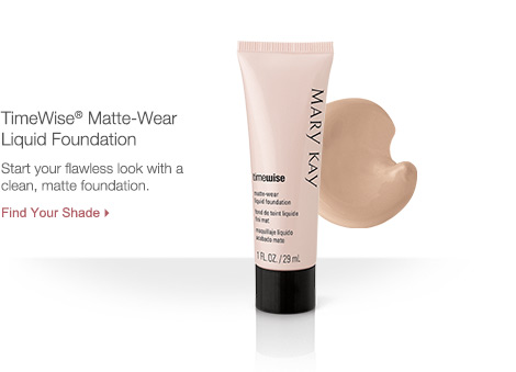 TimeWise Matte-Wear Liquid Foundation. Start your flawless look with a clean, matte foundation.