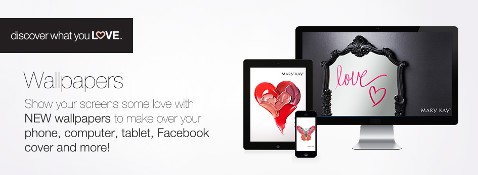 Show your screens some love with new wallpapers to make over your phone, computer, tablet, Facebook cover and more! 